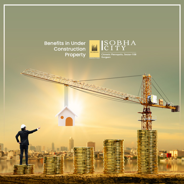 What all benefits you can hope for in under construction property Sobha city Gurgaon?