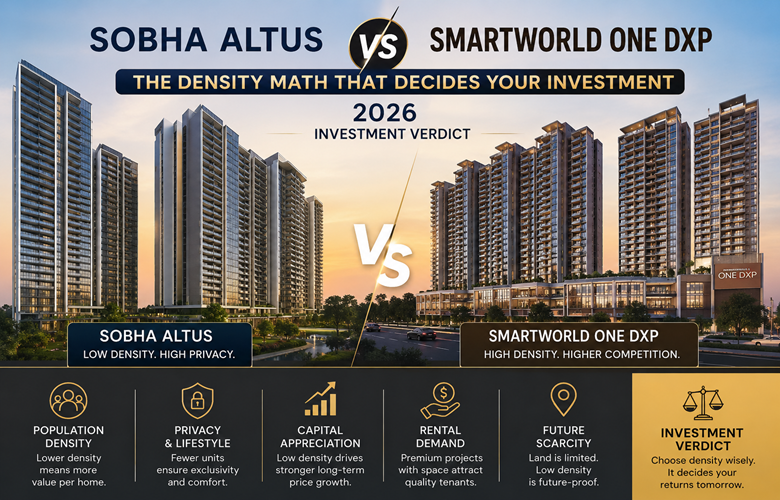 Sobha Altus vs Smartworld One DXP: 2026 Investment Verdict